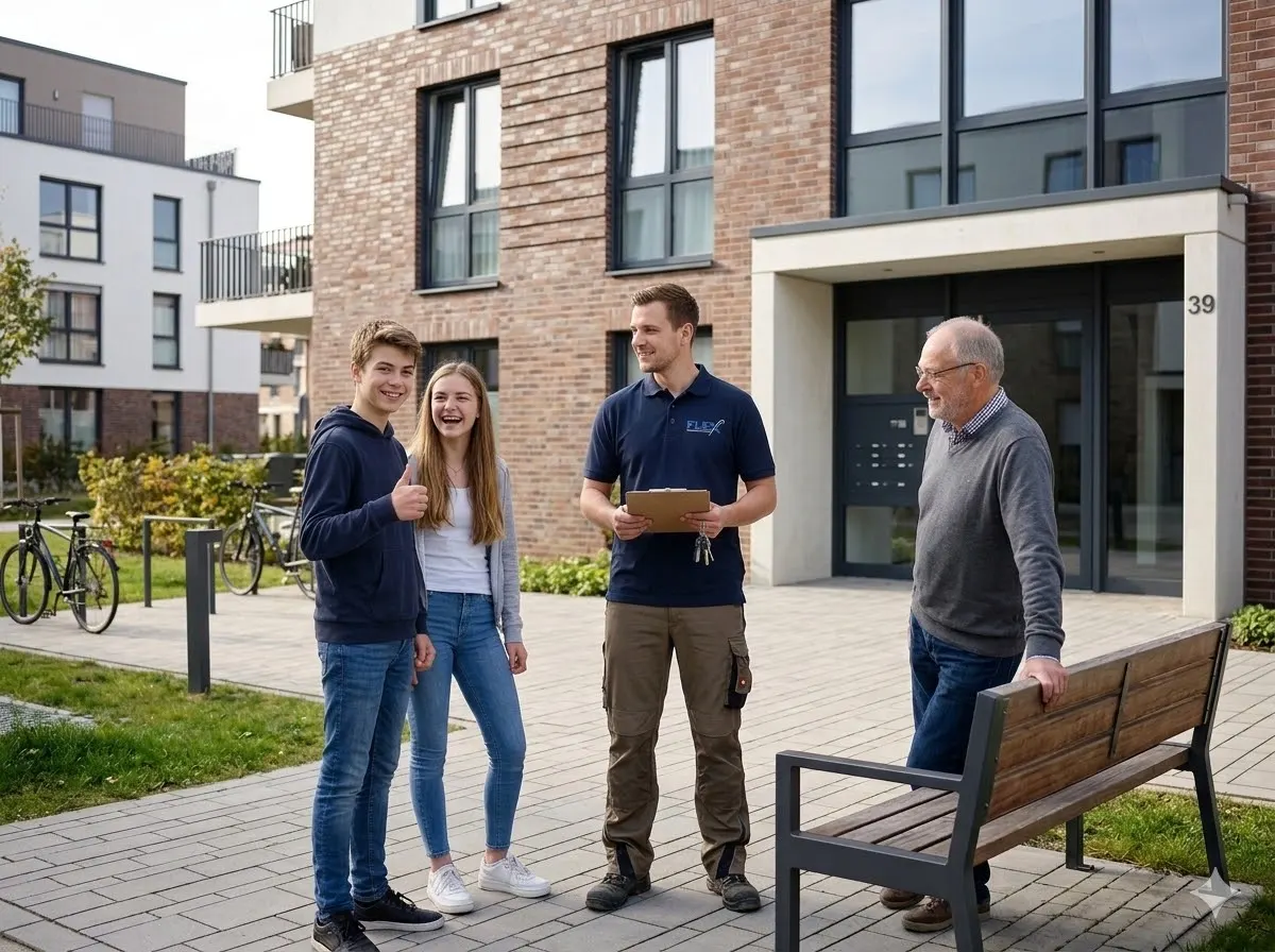 Hausmeisterservice und Objektbetreuung: FLEX betreut private und gewerbliche Objekte in Bruchsal, Karlsruhe und Umgebung